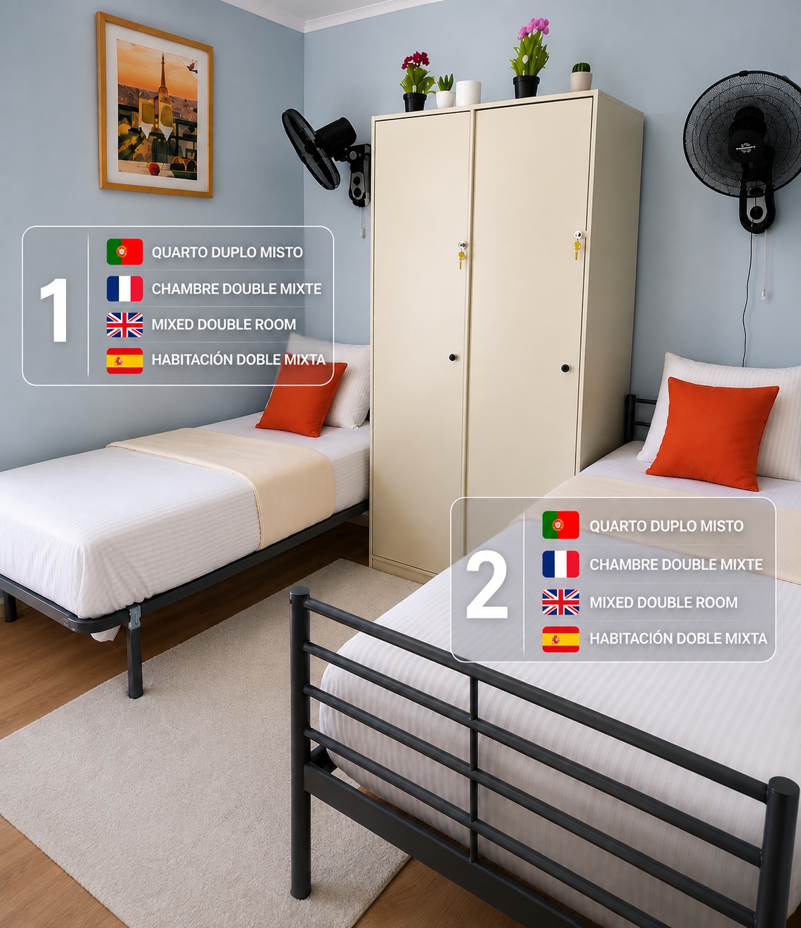 Quarto 2 · Cama 1